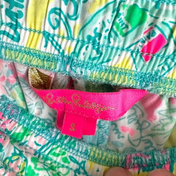 Lilly Pulitzer In The Beginning Katia Drawstring Shorts Size Small - Picture 4 of 8